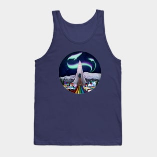 A midnight dream in Reykjavik Tank Top